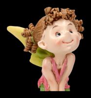 Feen Figur - Curly Fairy auf Sonnenblume