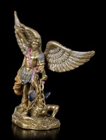 Small Arch Angel Michael Figurine - bronzed