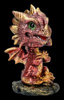 Bobble Head Figurine - Dragon Bobling - red