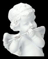 Engel Figur - Putte spielt Flöte