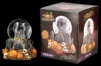 Halloween Schneekugel mit Katze - Pumpkin Patch