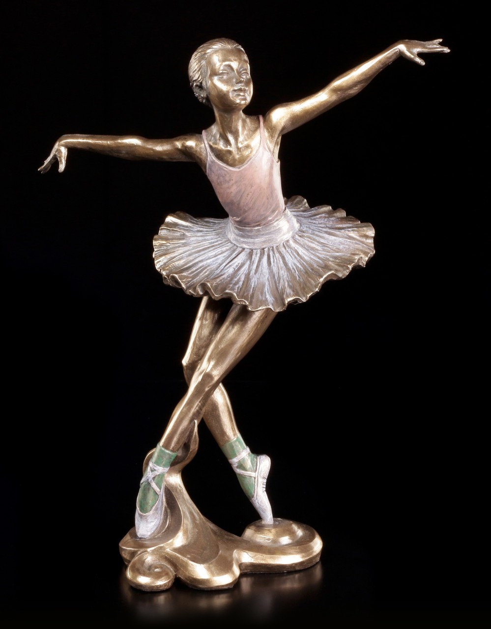 Ballerina Figur - Tanz in einem Bogen