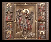 Wall Plaque Icon - Archangel Saint Michael
