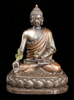 Buddha Figurine - Bhaisajyaguru on Lotus Throne