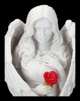 Angel Figurine - Angel Blessing with Rose large