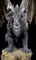 Dark Rock Dragon Figurine