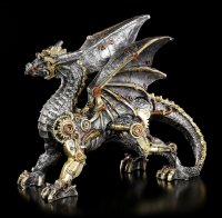 Steampunk Dragon Figurine - Dracus Machina - small
