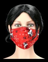 Face Covering Christmas - Red Creepmas Mask