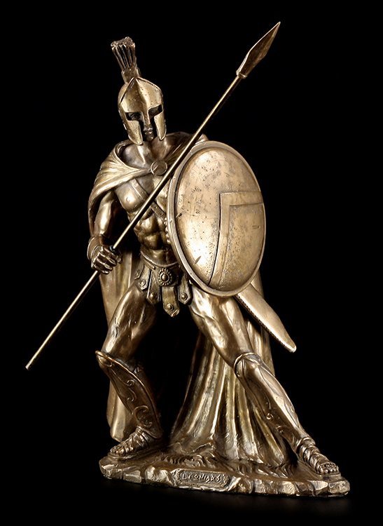 Leonidas I Figurine With Spear And Shield Www Figuren Shop De