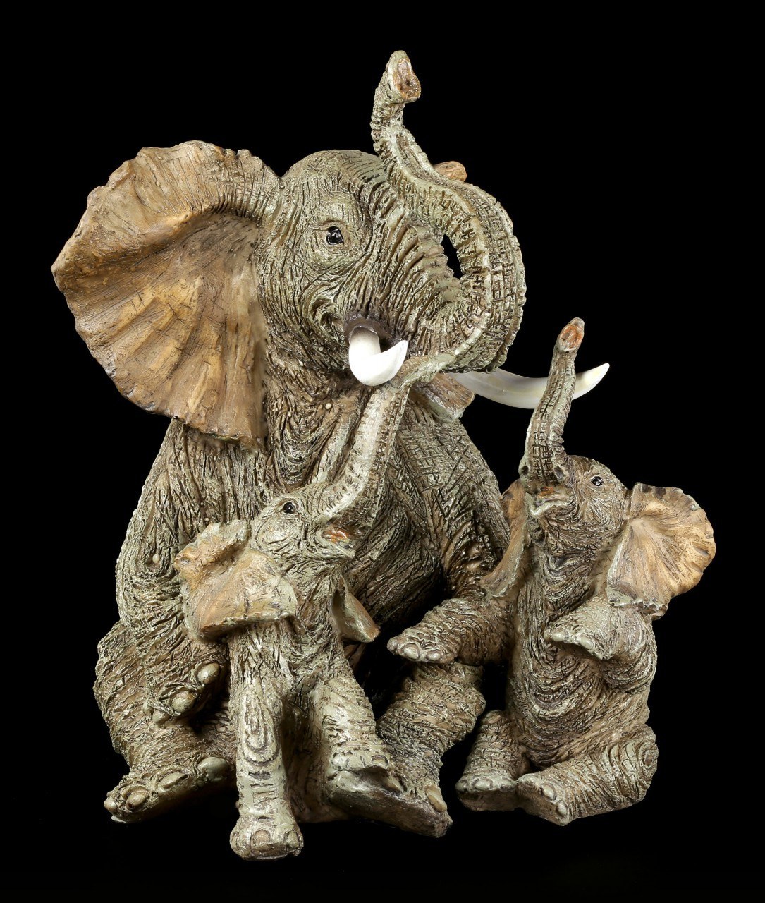 Elephant Family Figurine - Hooting is Fun