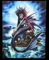 Small Canvas Mermaid - Atargatis