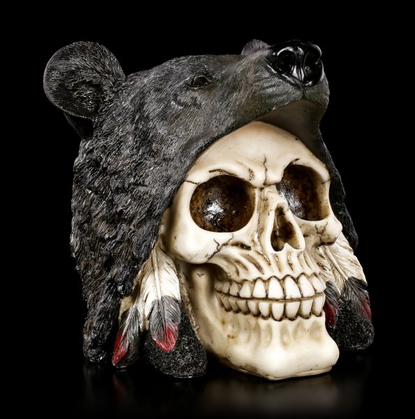 Totenkopf - Indianer Black Bear