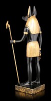 Anubis Figur stehend mit Stab