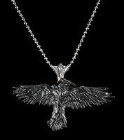 Black Raven - Alchemy Gothic Halskette