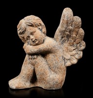 Angel Garden Figurine - Rust look left