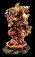 Wackelkopf Figur - Drache Bobling - rot
