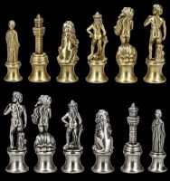 Schachfiguren Florentiner - Metall