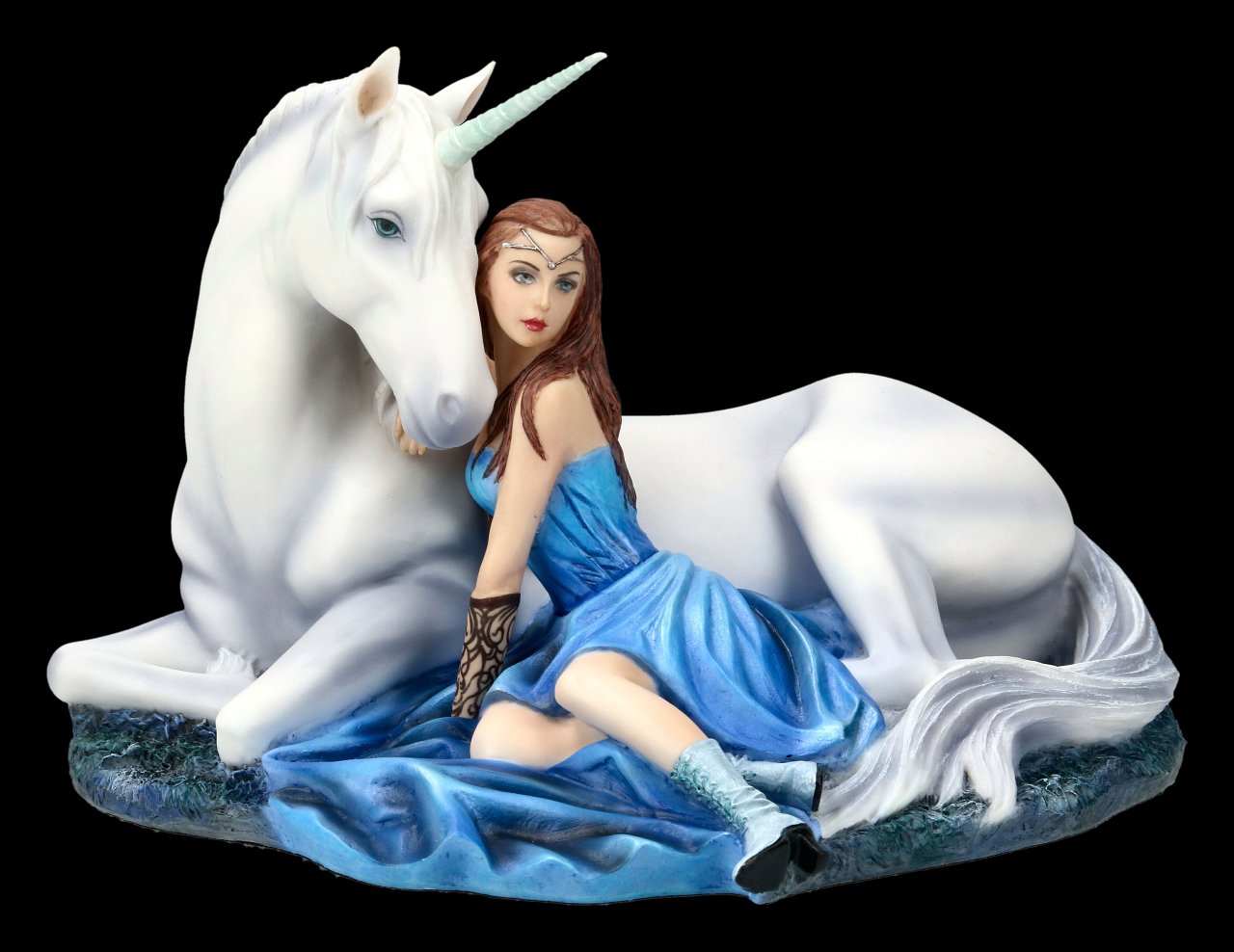 Unicorn Figurine - Blue Moon by Anne Stokes