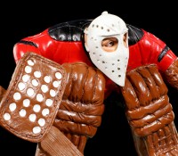 Ice Hockey Goalkeeper in Full Armor - Funny Sports