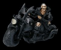 Skelett Figur mit Motorrad - Screaming Wheels