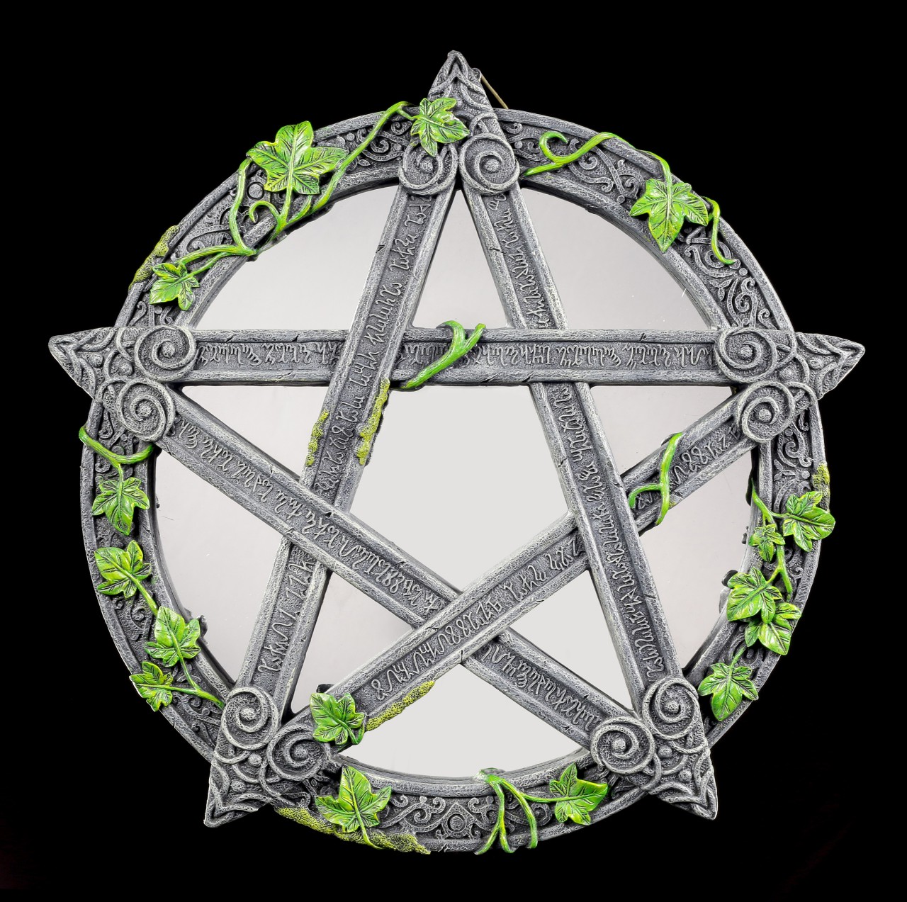 Wandspiegel - Wicca Pentagramm