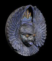 Wall Plaque Nighthawk - Spirit of the Night Sky by Oberon Zell
