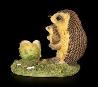 Funny Hedgehog Figurine with Baby - Joy of Motherhood