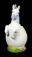 Unicorn Figurine hatches from Egg