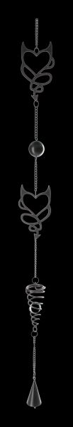 Metal Wind Chime - Devil Heart