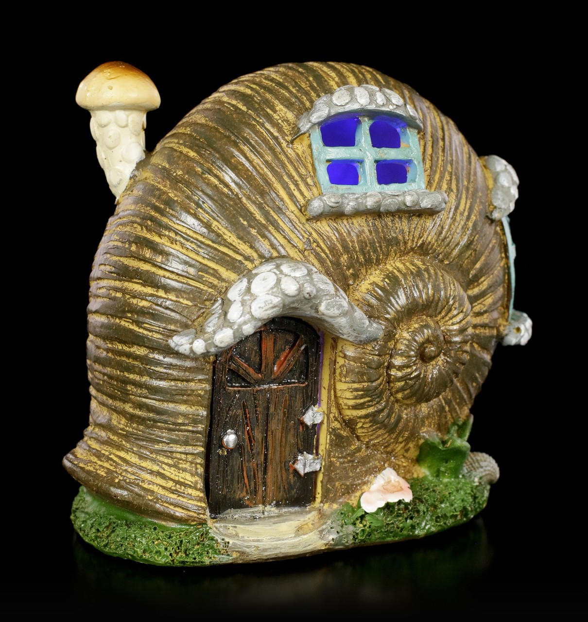 Elfen Haus mit LED - Snail Shell