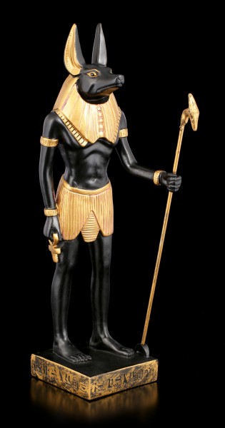 Anubis Gott der Toten,41 cm Polyresin Figur,Museum Kollektion,NEU 