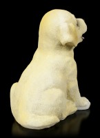 Gartenfigur Hunde - Niedlicher Labrador Welpe