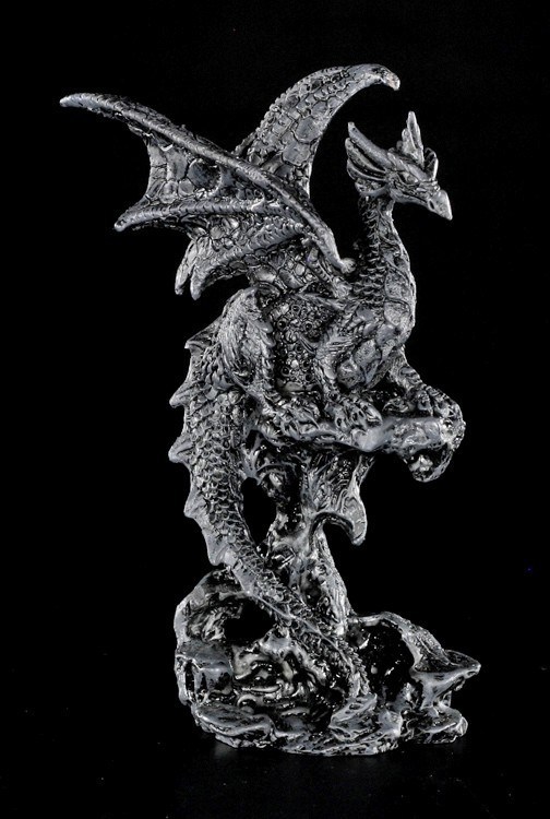 Small Dragon Figurine - Black