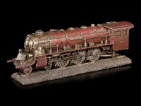 Red Railway Locomotive Figurine