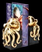 Book Ends Octopus - gold colored