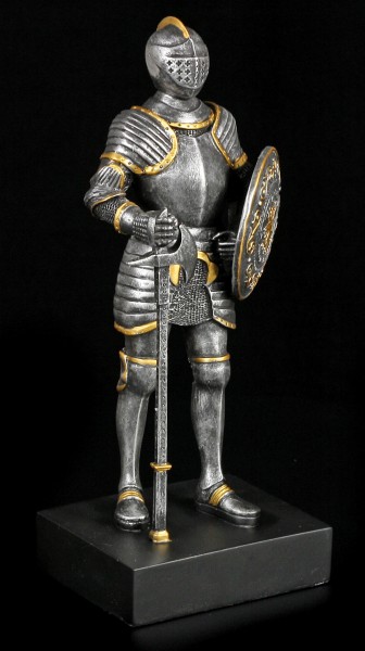 Knight Figurine with Axe and Shield