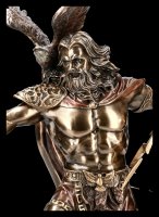 Large Zeus Figurine - Greek God Father with Eagle