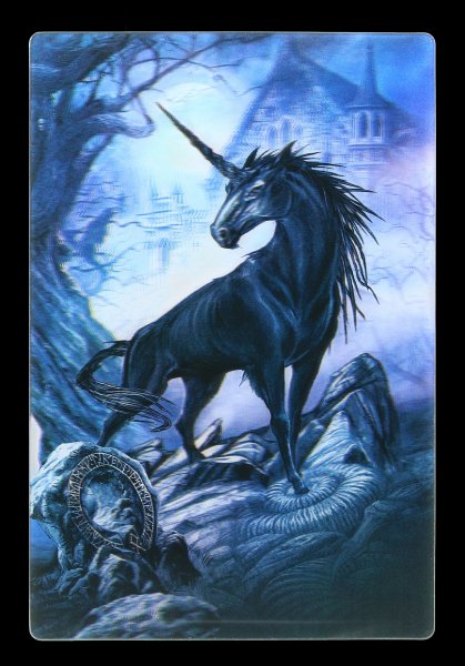 fantasy Unicorn Gravurschild Einhorn LED Leuchtschild 