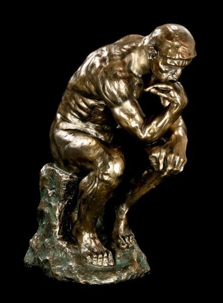 Der Denker - nach Auguste Rodin - Statue groß