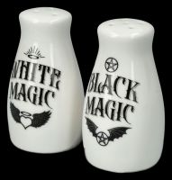 Salt and Pepper Shaker - White and Black Magic
