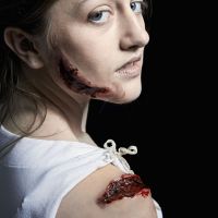 Latex Face Part - Flesh Wound