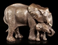Elefanten Figur - Mutter mit Baby
