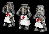 Kreuzritter Figuren 3er Set - Drei weise Ritter