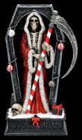 Sensenmann Weihnachtsfigur im Sarg - Merry Cryptmas