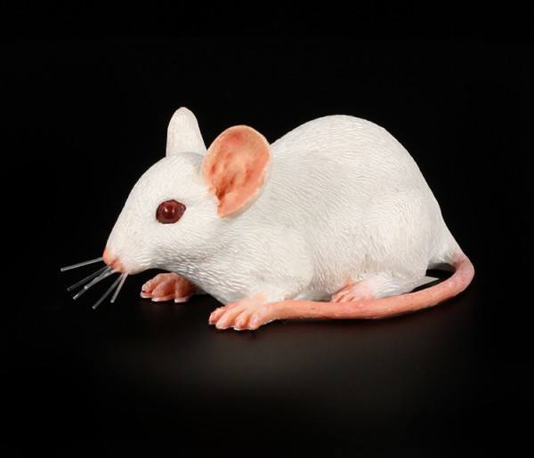 White Mouse Figure