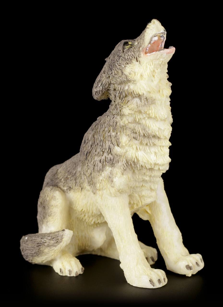 Wolf Figurine - Howling on the Floor