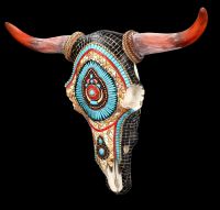 Wall Deco - Skull Bison with Western Mosaic