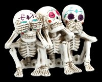 Skelett Figuren Calaveras - Nichts Böses
