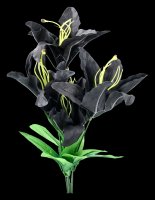 Kunstblume - Schwarze Lilie