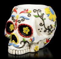 Skull Pen Pot - Day of the Dead